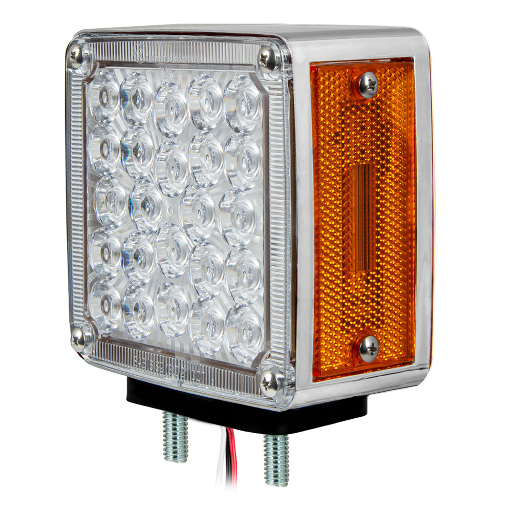 4-1/2" Pearl Double Face LED Pedestal Light