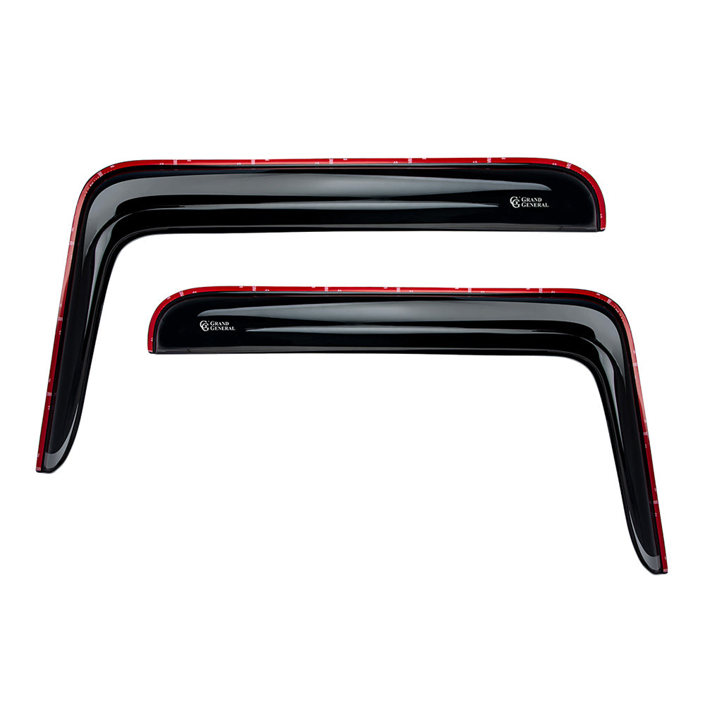 International Smoke Side Window Deflectors