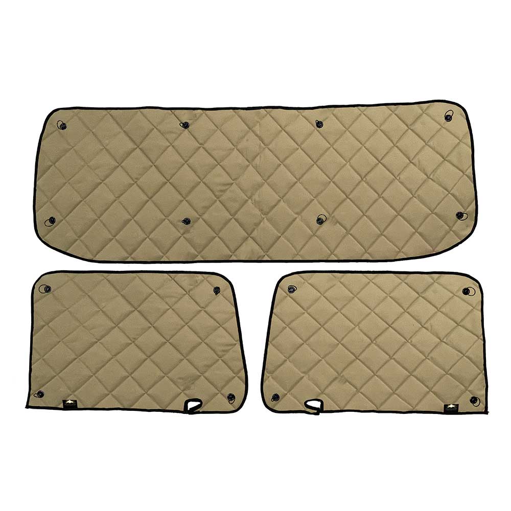 Kenworth T400, T450, T600, T800, W900 ZenEclipse Blackout Window Covers - Tan