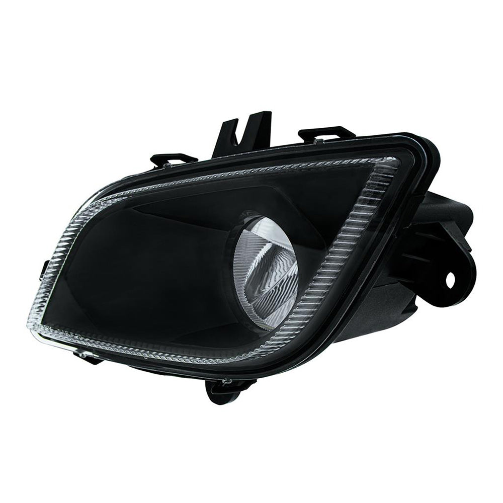 Freightliner Cascadia 2018+ Black Inner Housing Fog Light With Single LED "“ Competition Series