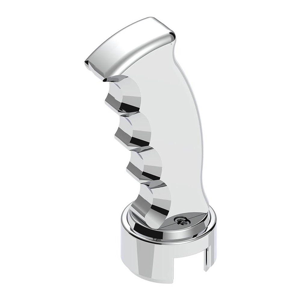 Chrome Pistol Grip Shifter Knob with 13/15/18 Speed Adapter