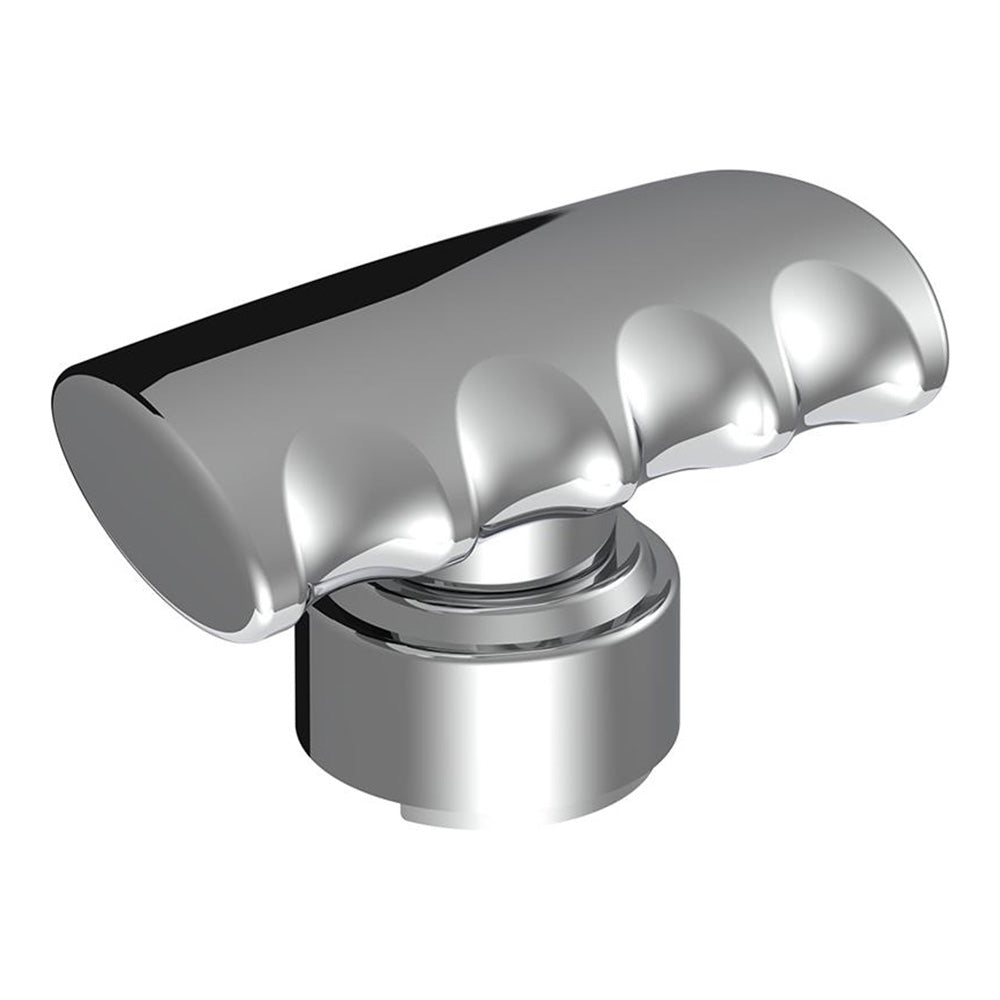 Chrome T Shape Gear Knob with 13/15/18 Speed Adapter