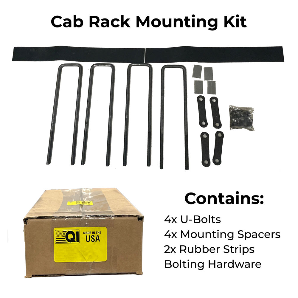 Cab Rack Mounting Kit with 18" U-Bolts
