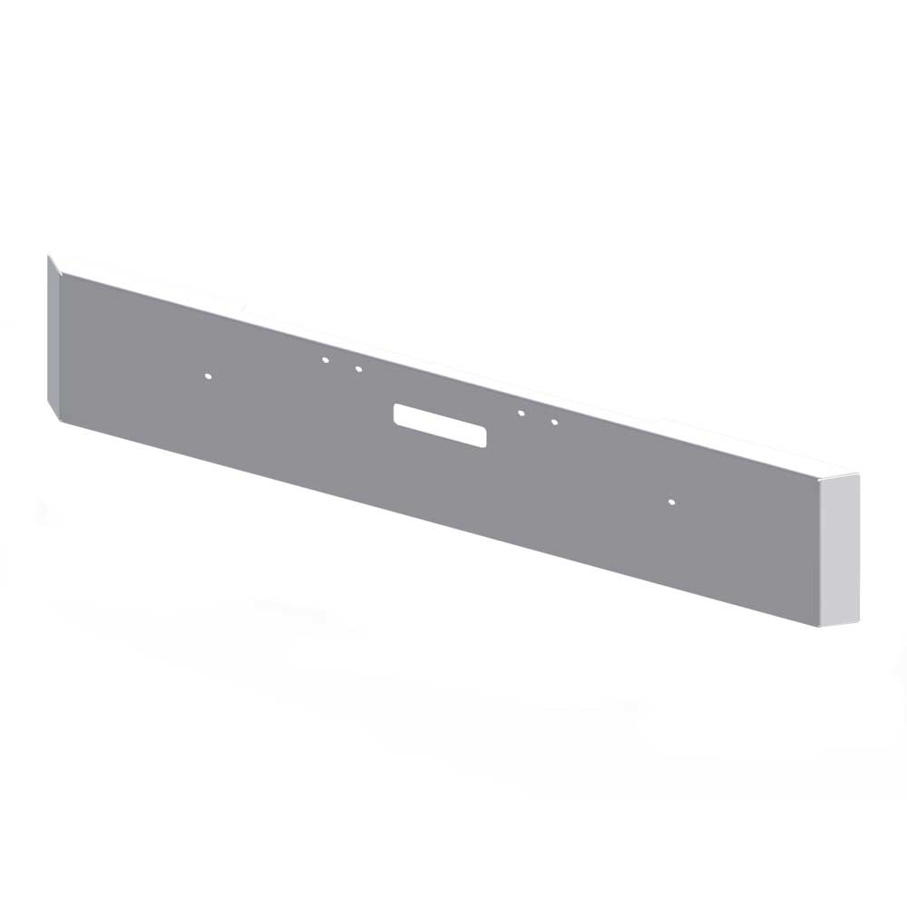 Freightliner Classic 1994-2007 22" Mitered Chrome Plated Bumper with Step Hole Cutout