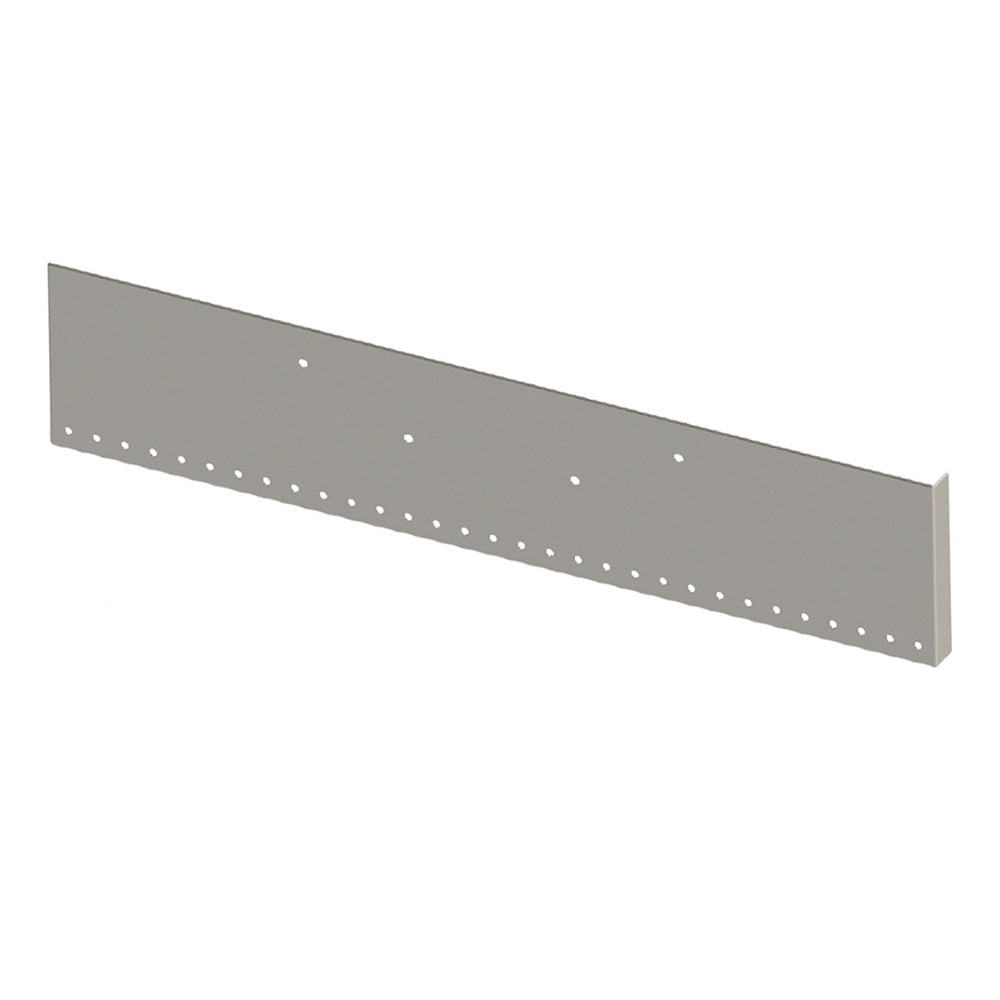 Peterbilt 365, 367, 388, 389, 567 20" Boxed End Bumper with Thirty-One 3/4" Light Cutouts