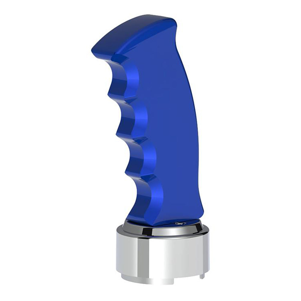 Blue Pistol Grip Gearshift Knob with 9/10 Speed Adapter