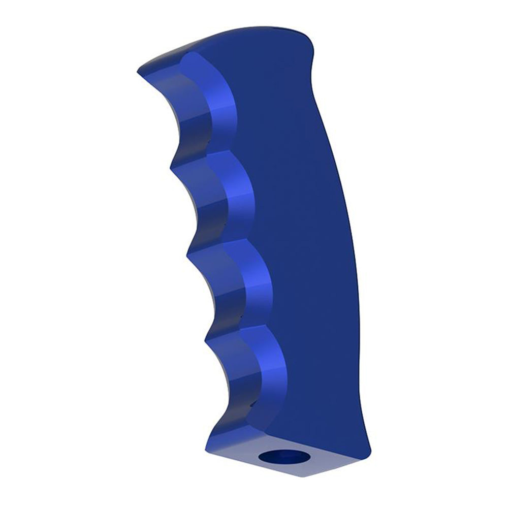 Blue Pistol Grip Gearshift Knob - Thread On