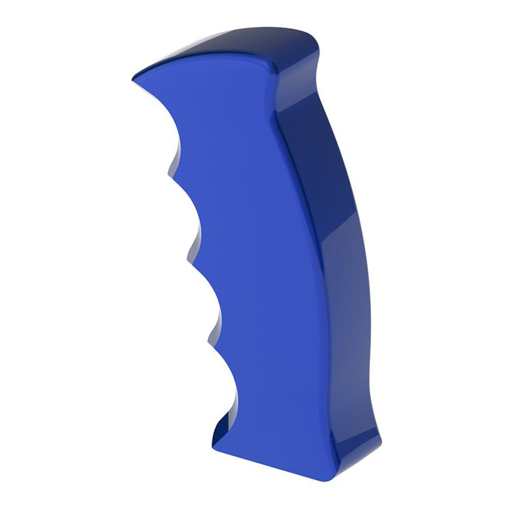 Blue Pistol Grip Gearshift Knob - Thread On