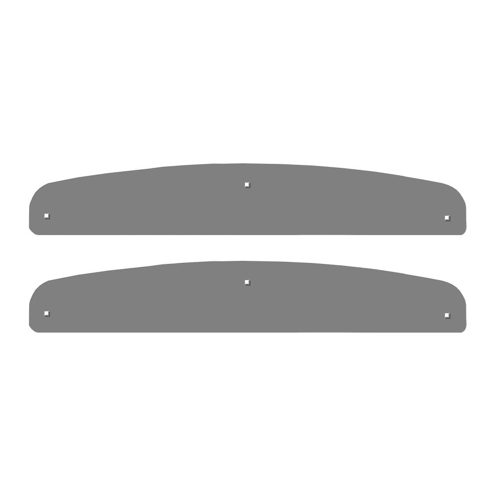 10G Curved Bottom Mud Flap Weights (PR)