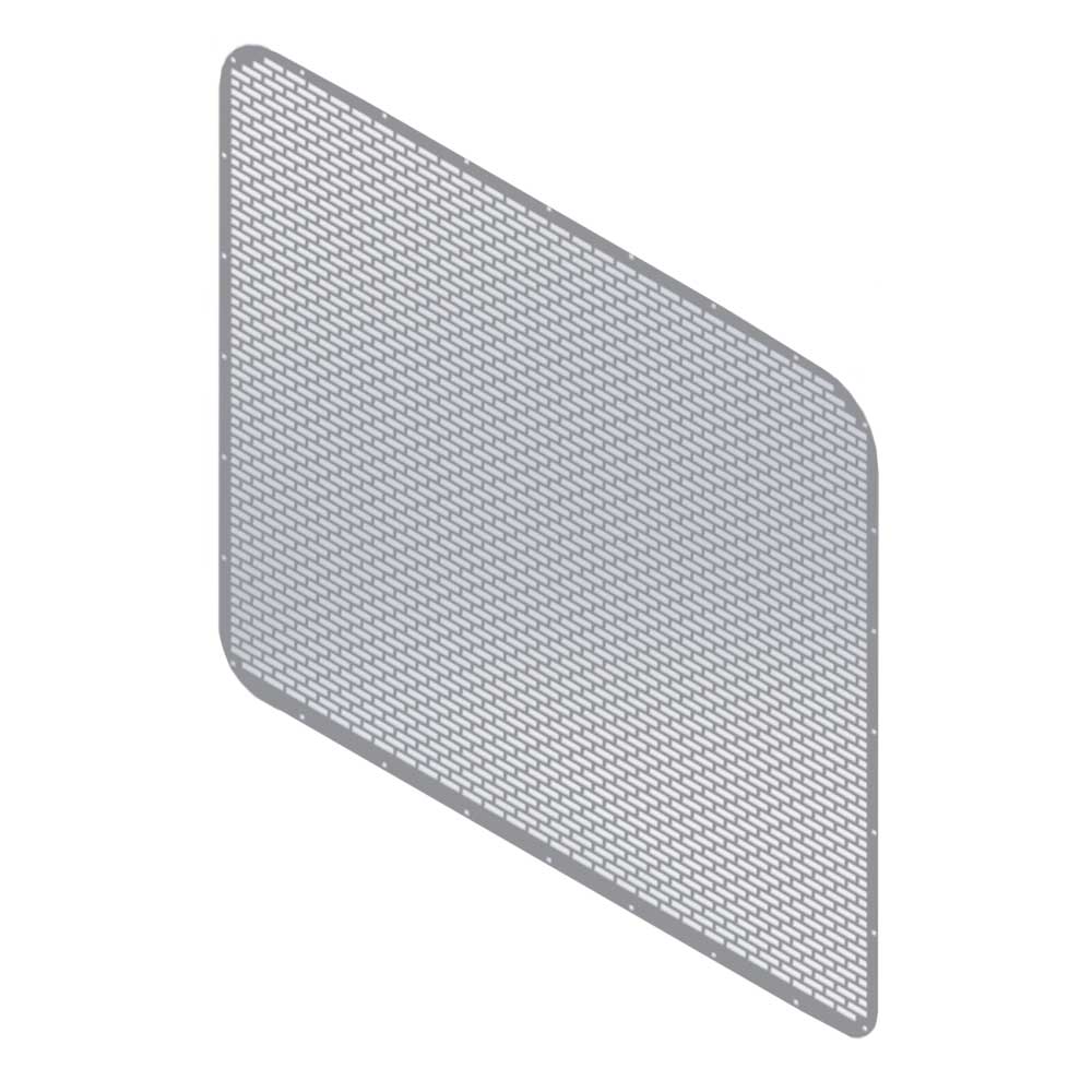 Peterbilt 389 Staggered Rectangle Holes Stainless Steel Grill Insert
