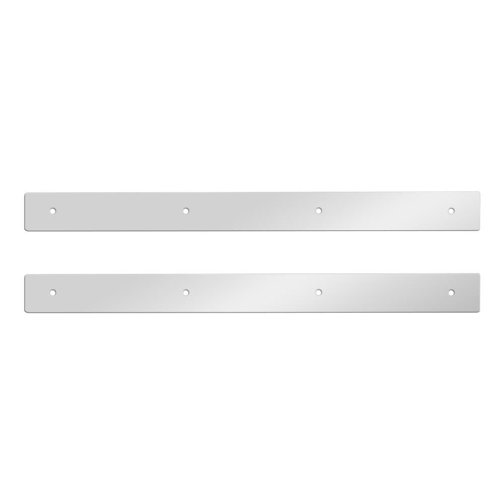 24"x2" Stainless Steel Upper Flap Trim (PR)