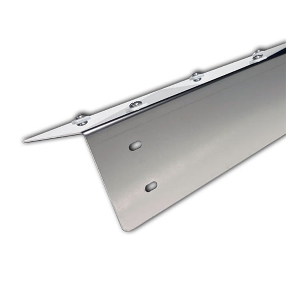 Double Plate Stainless Steel Flanged License Plate Holder
