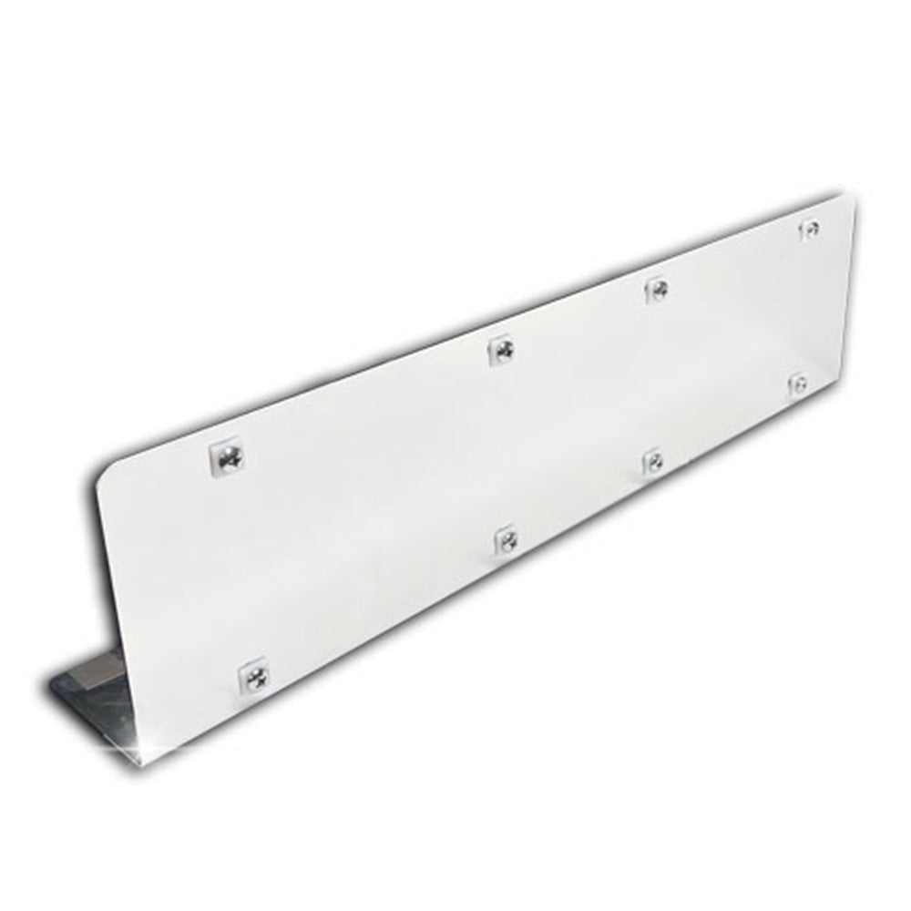 Double Plate Stainless Steel Flanged License Plate Holder