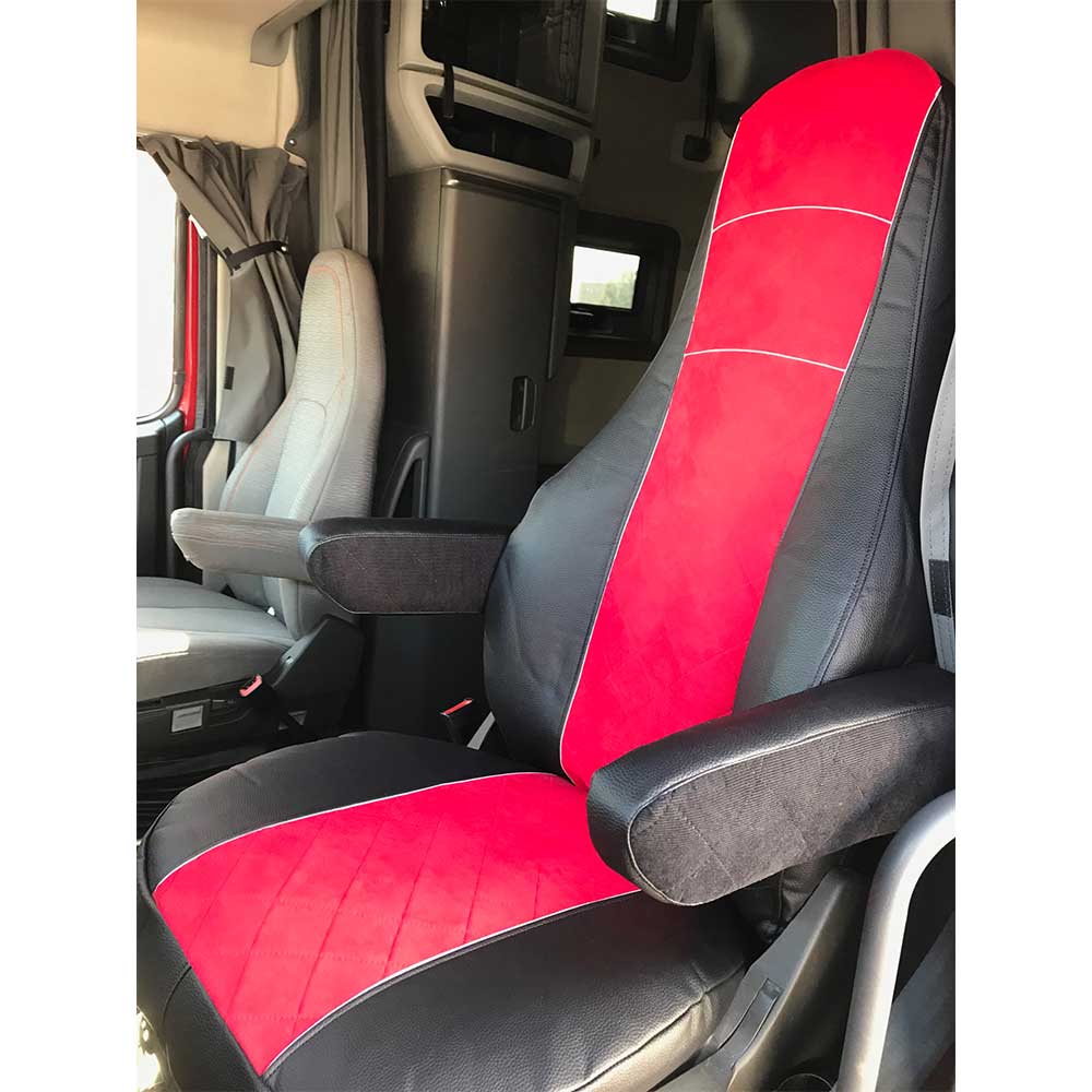 Red Corduroy Seat Cover for Volvo