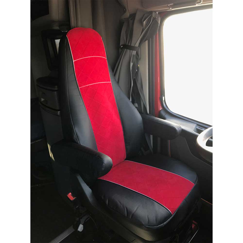 Red Corduroy Seat Cover for Volvo