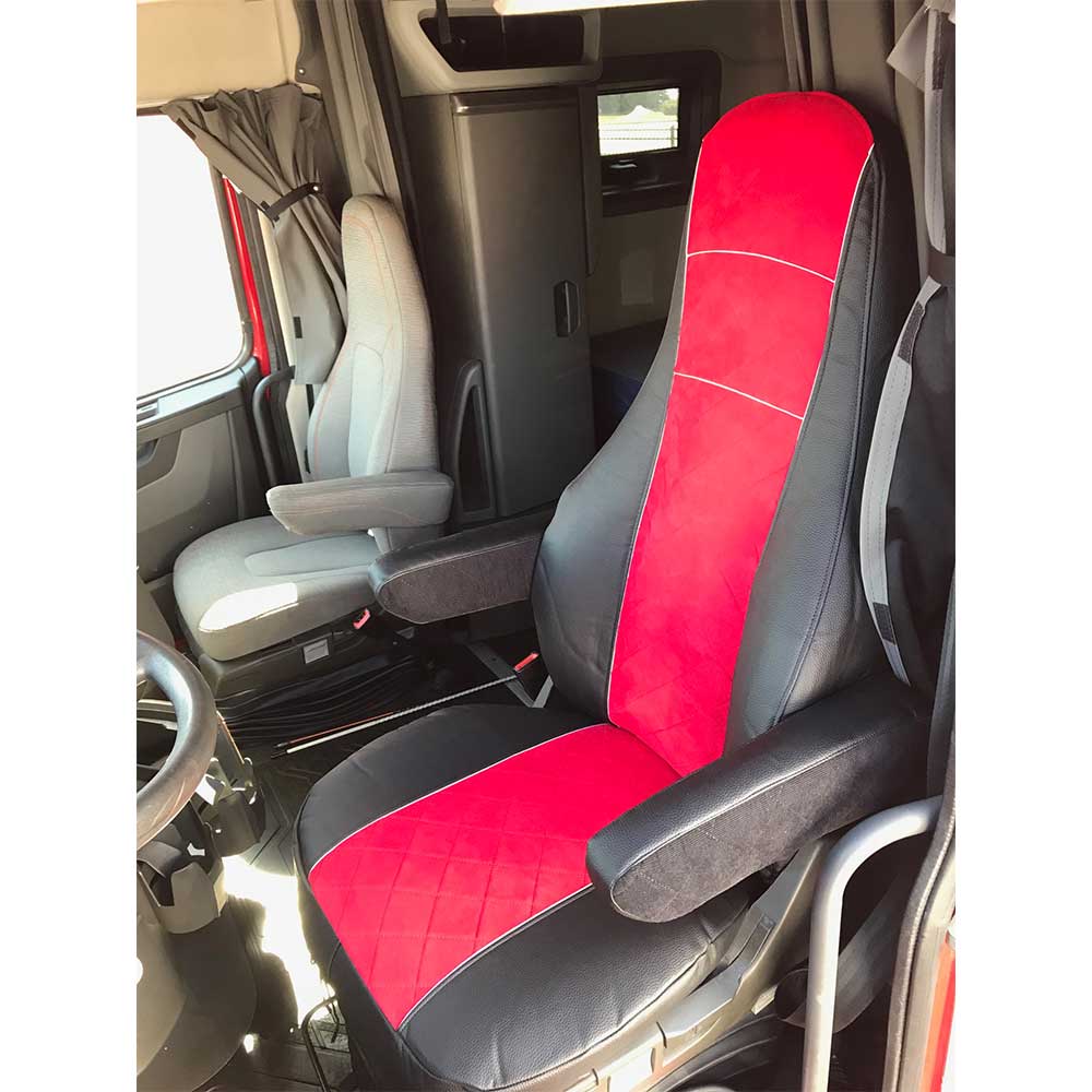 Red Corduroy Seat Cover for Volvo