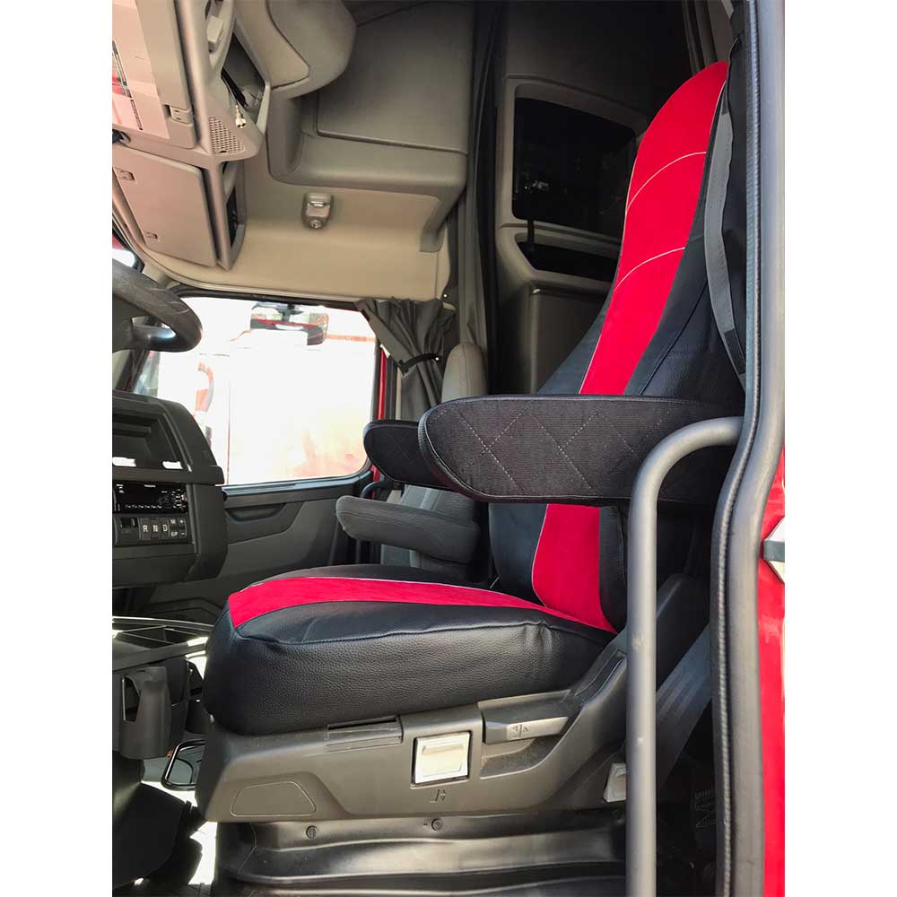 Red Corduroy Seat Cover for Volvo