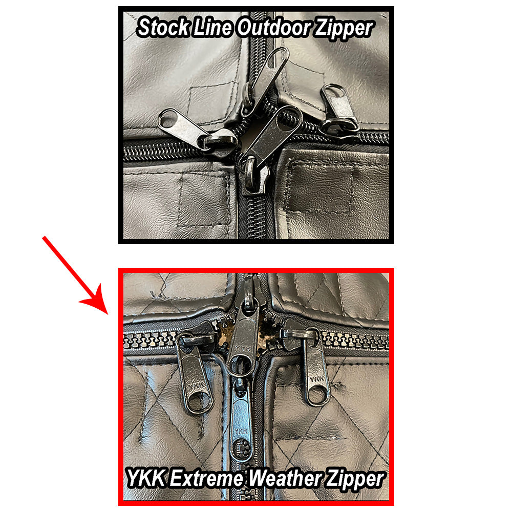 Heavy-Duty Double Zipper Quilted Winterfront