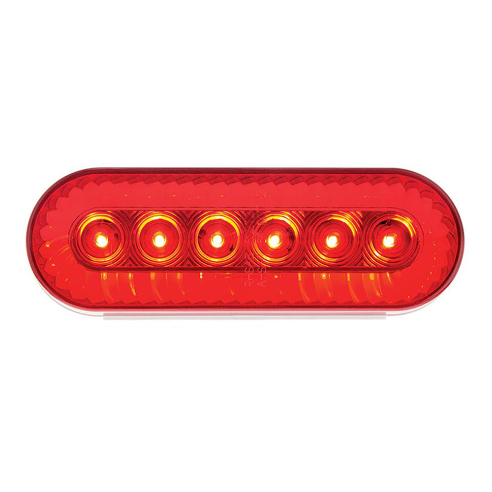 6" 20 LED Oval Stop, Turn & Tail Turbine Light