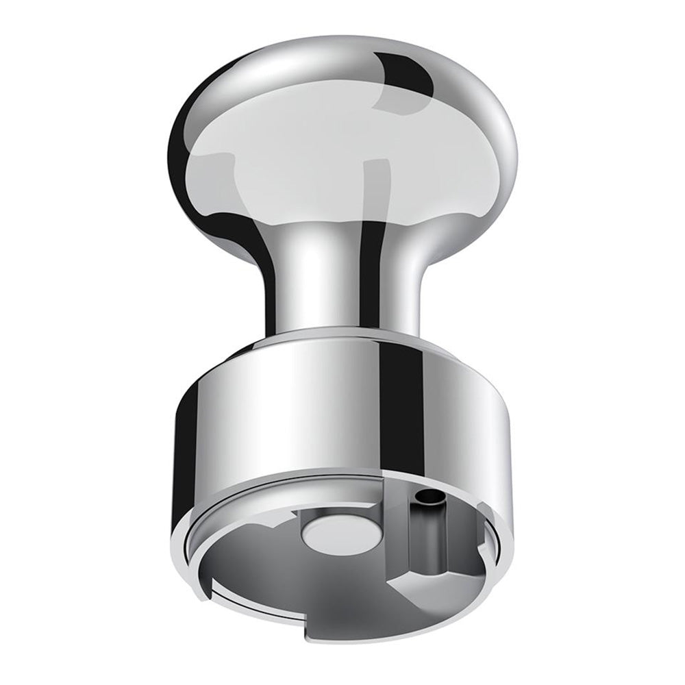 Chrome Gearshift Knob with 9/10 Speed Adapter - Thread On