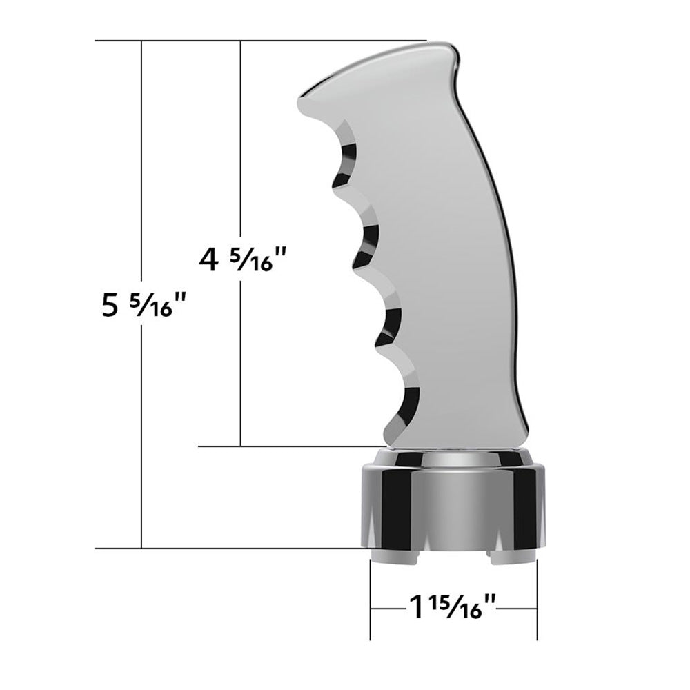 Pistol Grip Gearshift Knob with 9/10 Speed Adapter - Thread On