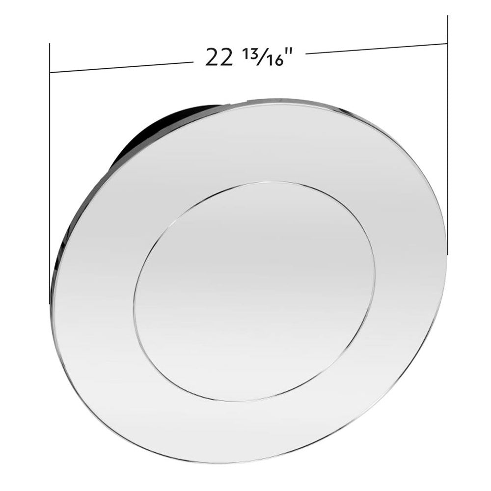 Flat Aero Axle Chrome Cover Kit