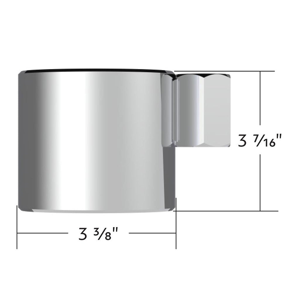 Heavy Duty Steel King Pin Lock with 12" Warning Tag for 2" diameter Kingpin
