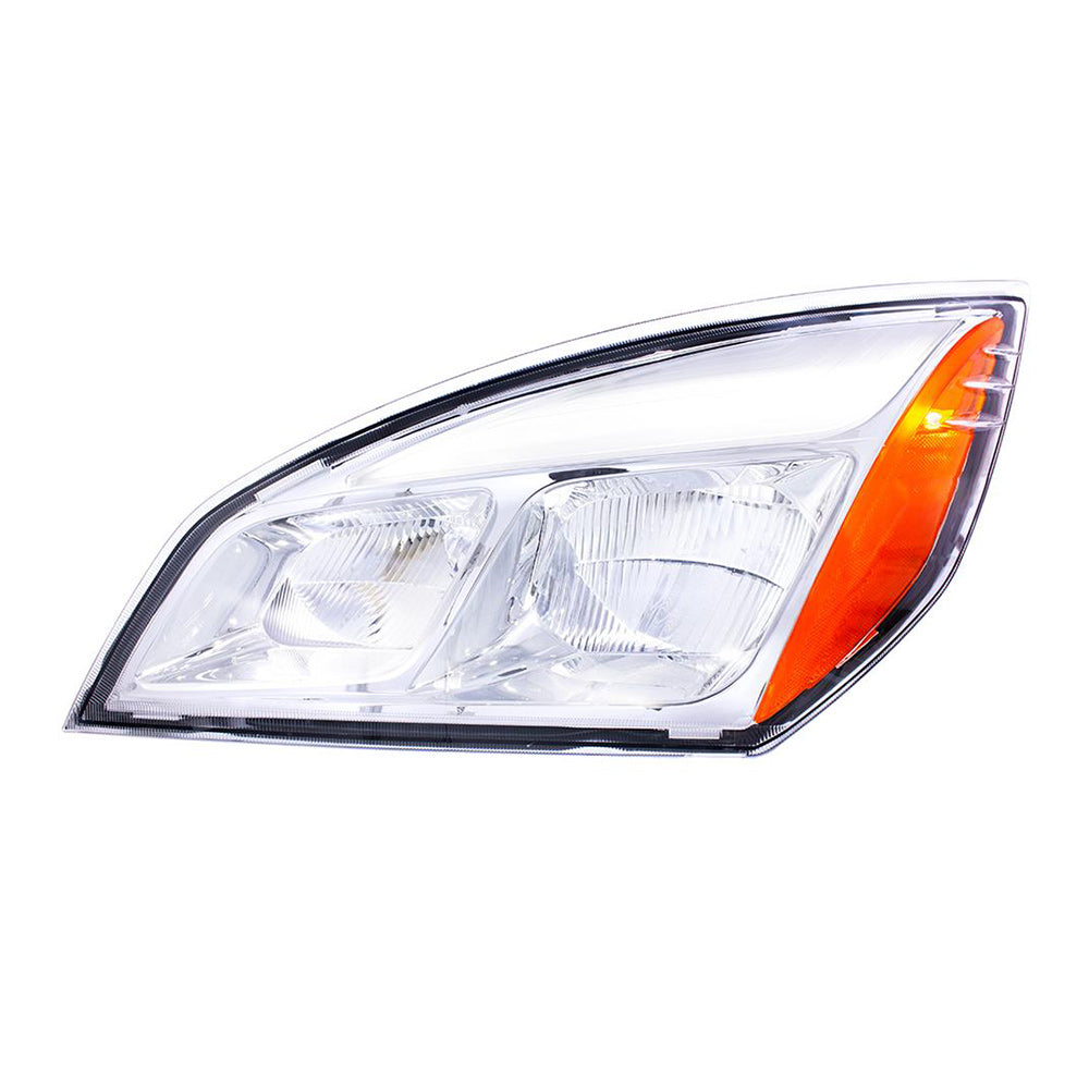 Freightliner Cascadia 2018+ and Newer Chrome LED Headlight
