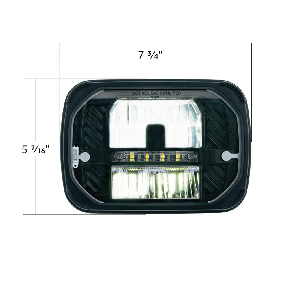 5" x 7" ULTRALIT Heated LED Headlight