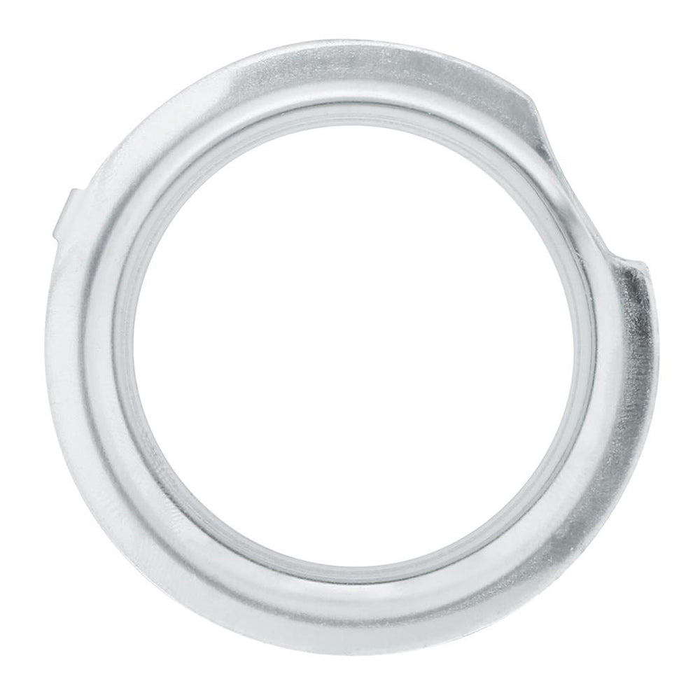 Chrome Dome Front Axle Cover Kit with 33mm Push On Nut Covers