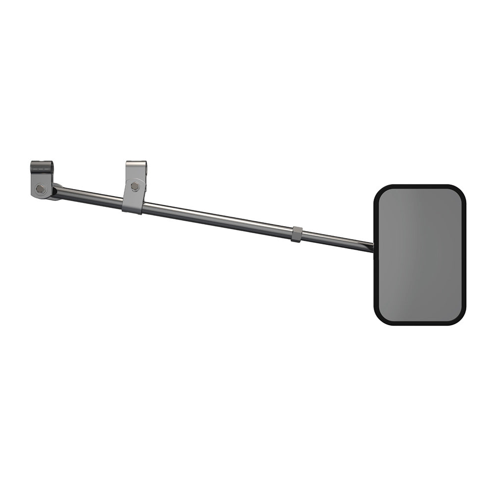 Oversize Load Extendable Arm and Flat Glass Mirror