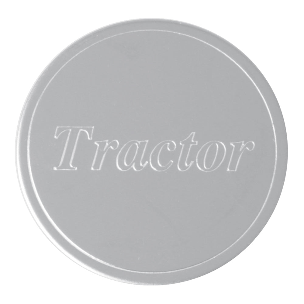 Stainless Steel Tractor/Trailer Knob Script Plate