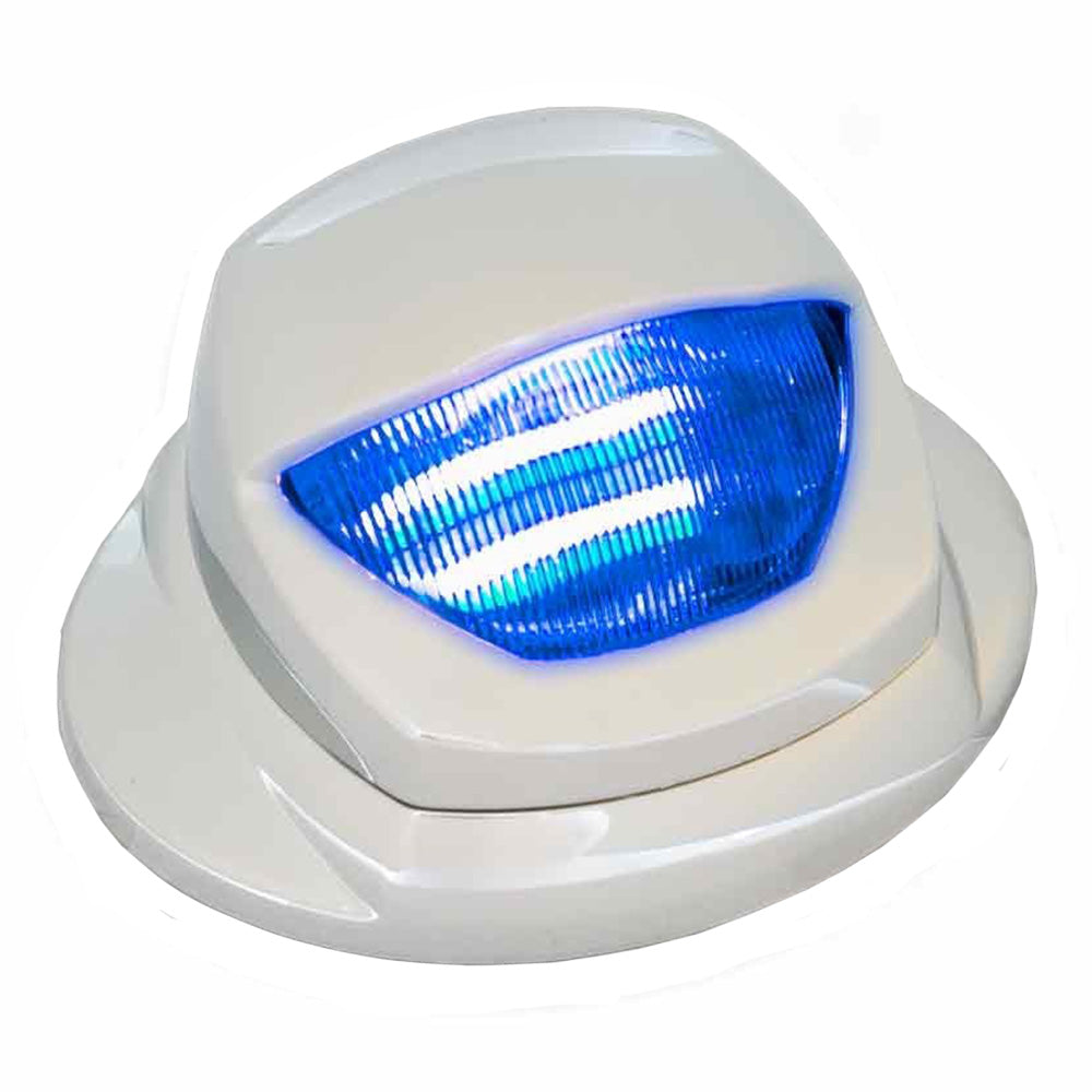 Kenworth Mini White Courtesy Step LED Light with Dual Amber, Blue Auxiliary LEDs