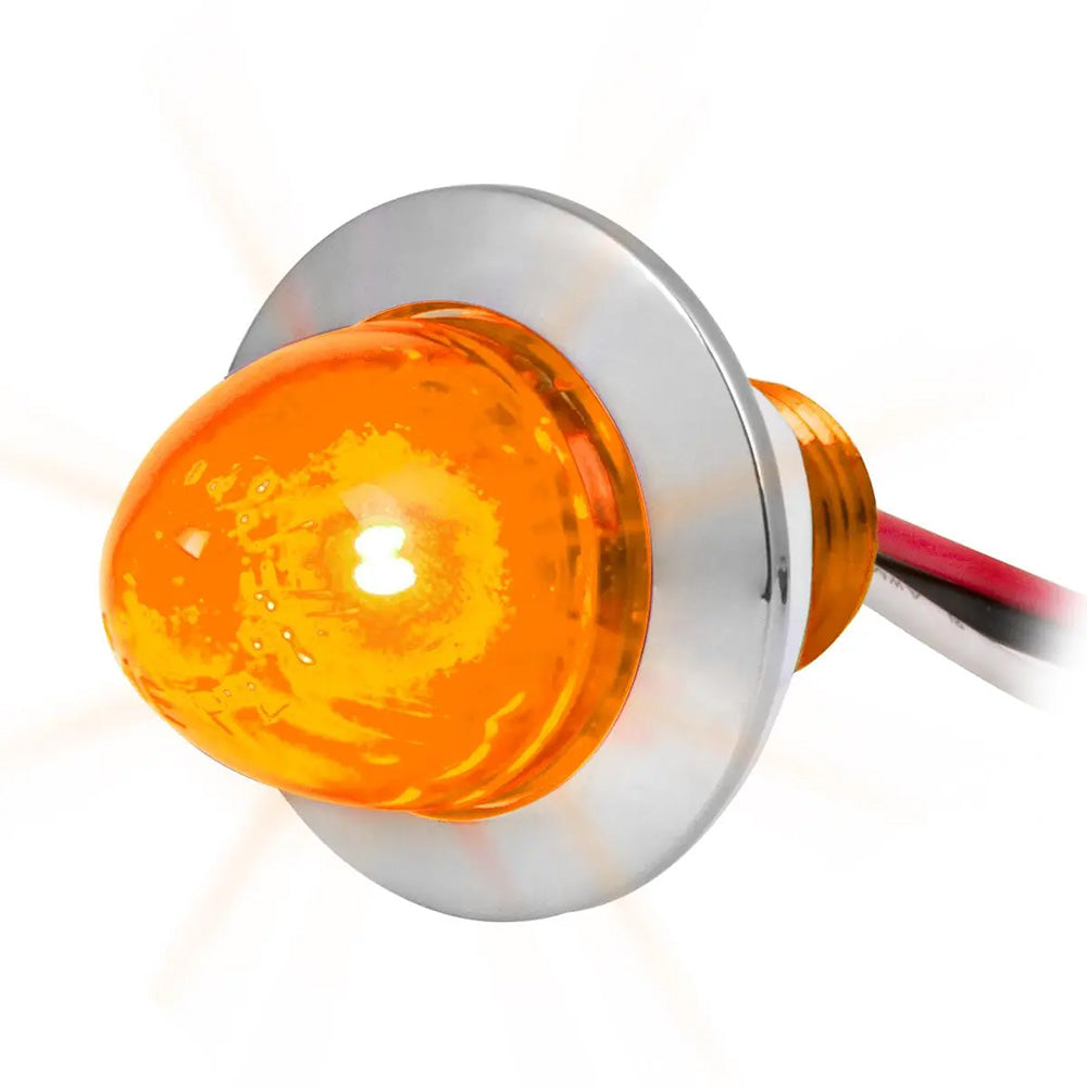 1" Dual Function Mini Push/Screw Watermelon LED Light