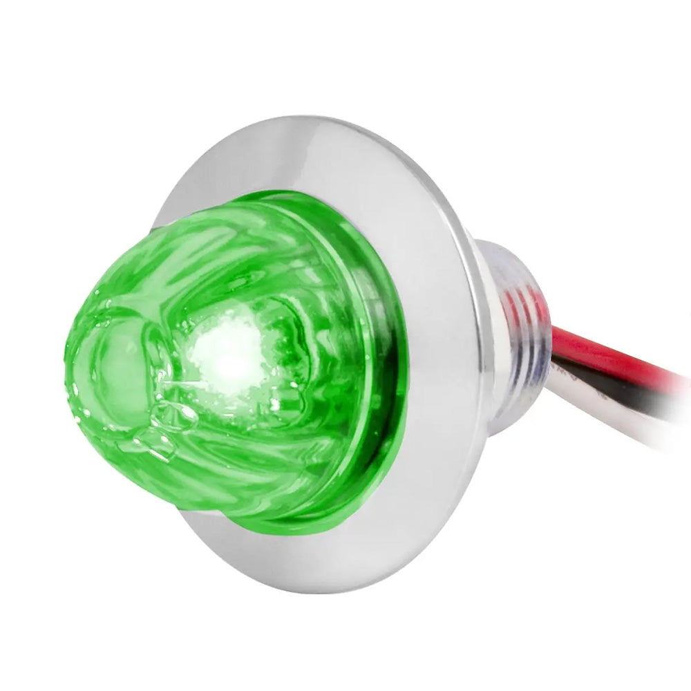 1" Dual Function Mini Push/Screw Watermelon LED Light