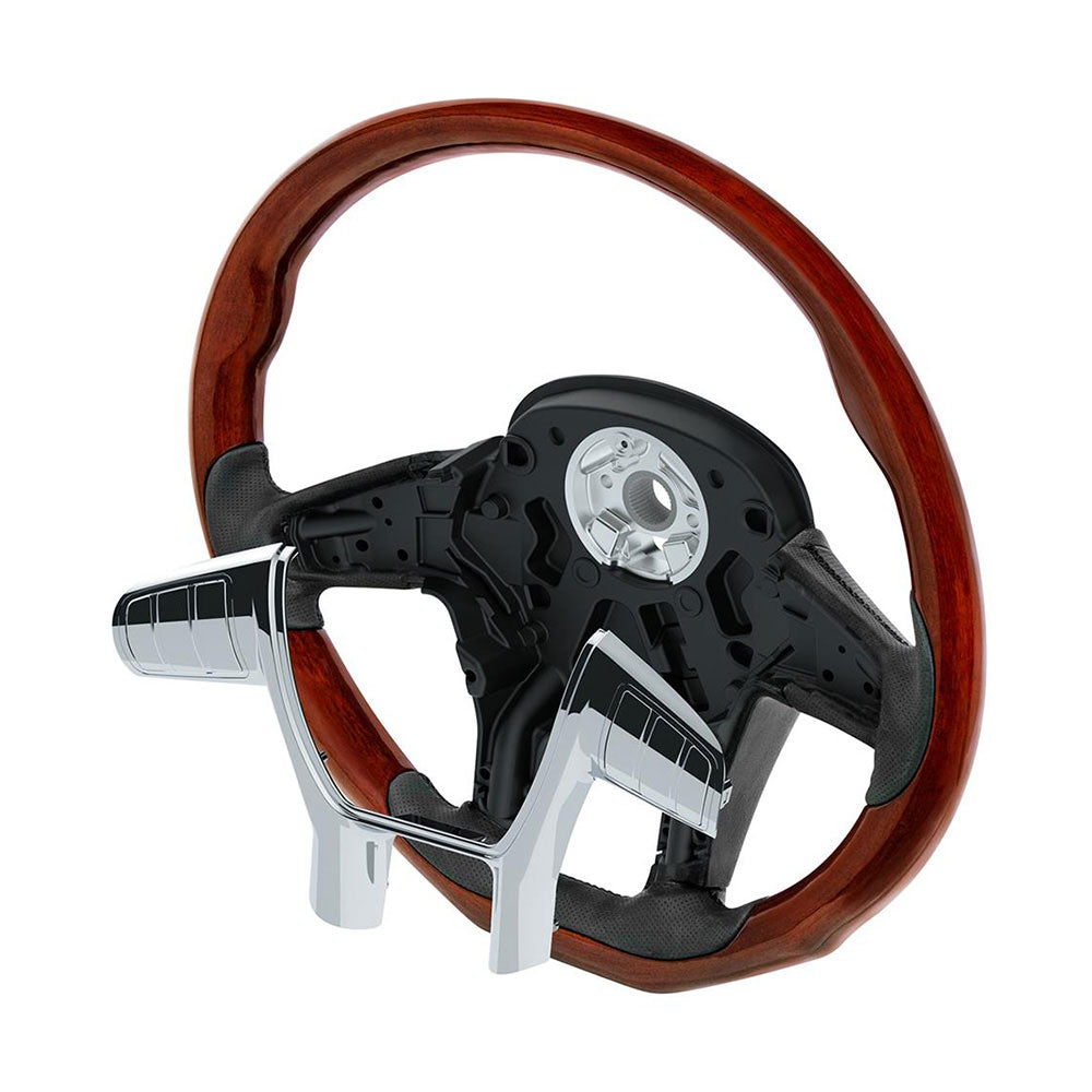 18" YourGrip Wood Steering Wheel for Peterbilt 579 & Kenworth T680