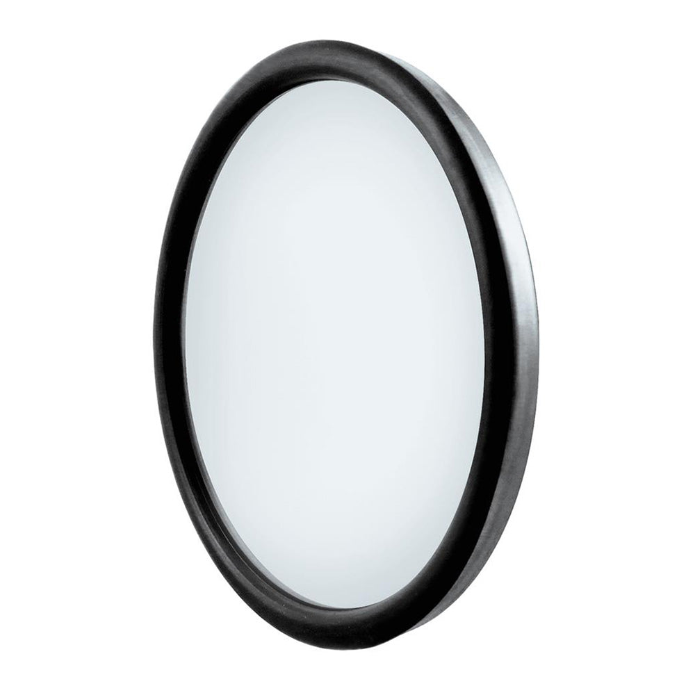 8-1/2" Stainless Steel Heated Convex Mirror Center Mount