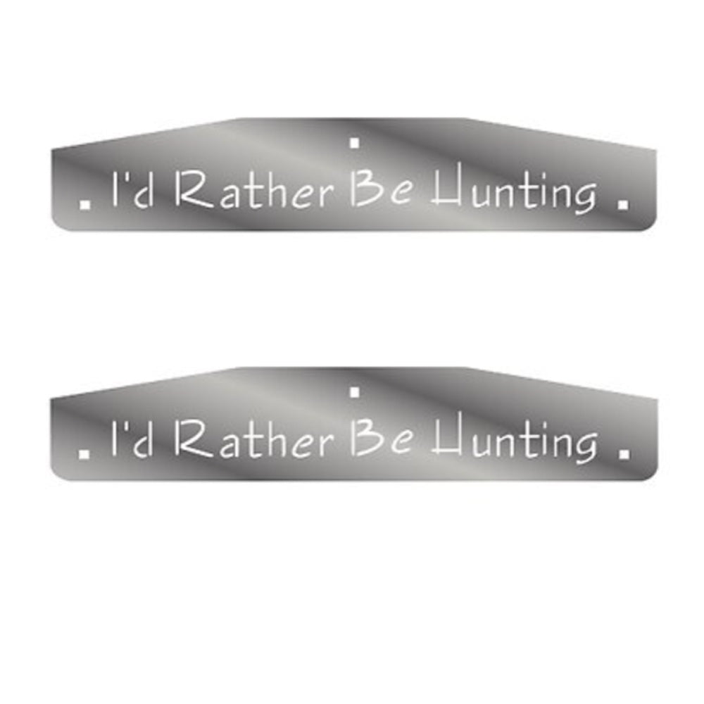 SS Hunting Mud Flap Weights w/Back Plates (PR)