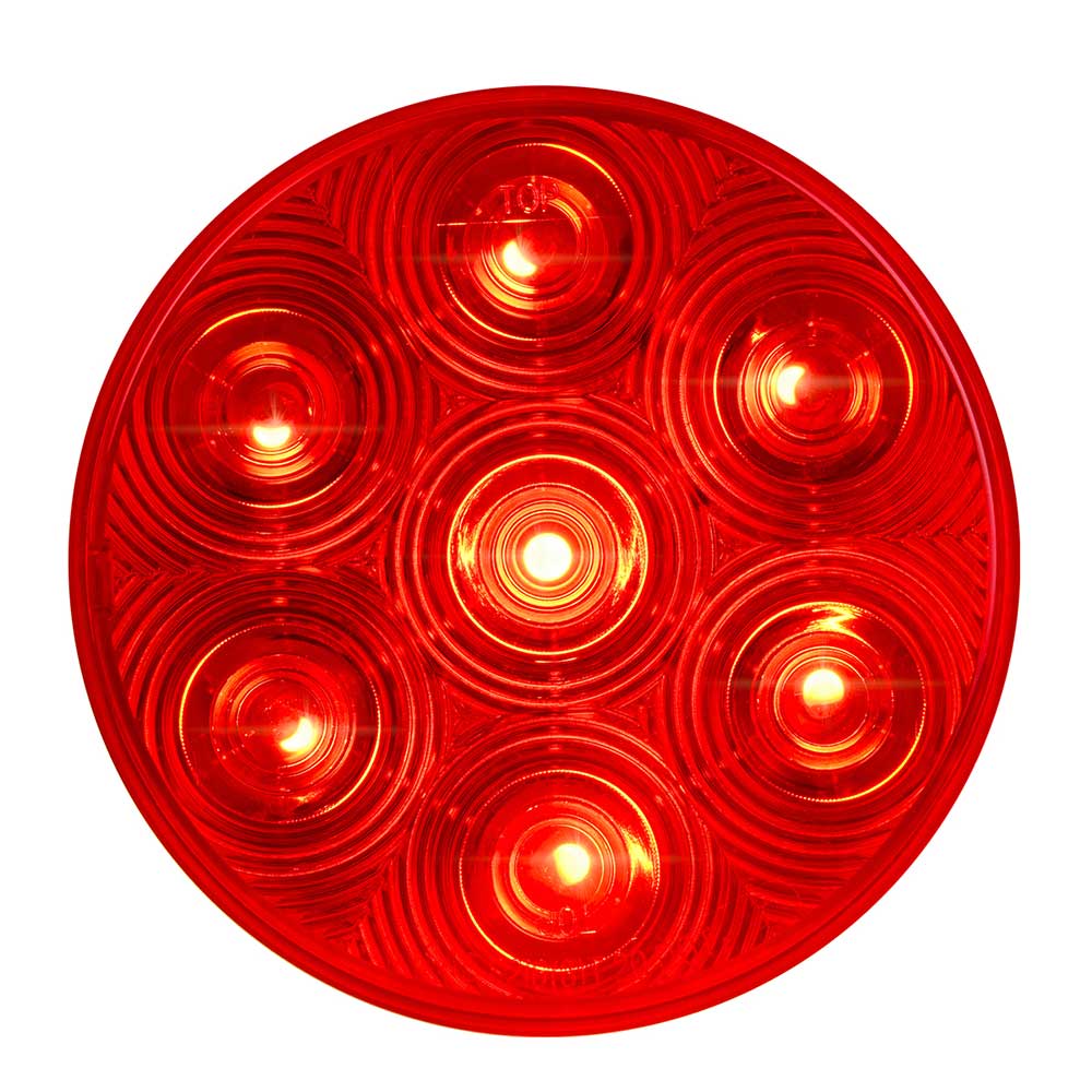 4" Highway 7 LED Stop, Turn & Tail Light with 3 Prong Connection