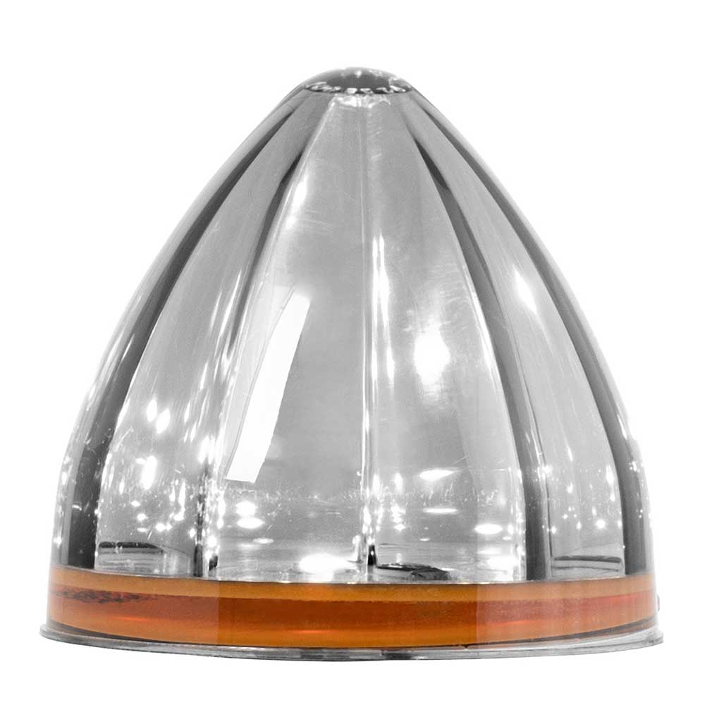 2-1/2" Watermelon LED Light in Smoke Lens