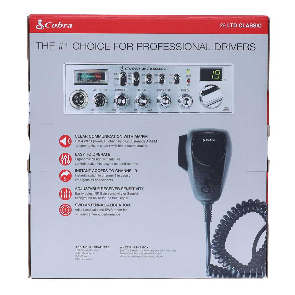 Cobra 29LTD Classic AM/FM Radio