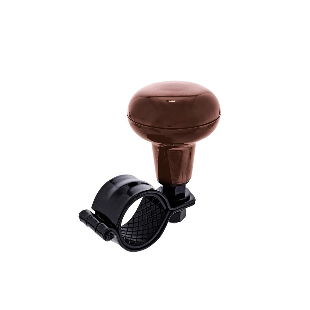 Dark Wood Steering Wheel Spinner