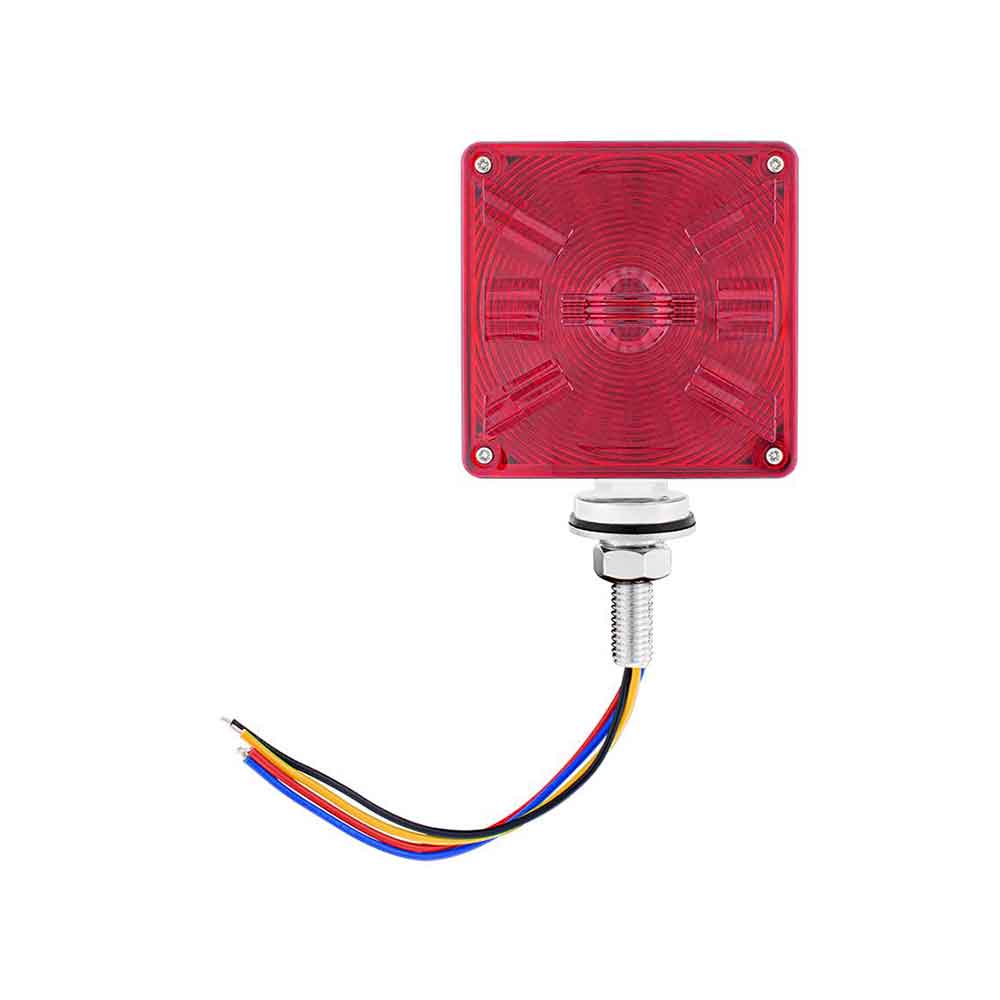 Competition Series 3" Mini Double Face light Amber/Red 48 LED and Lens