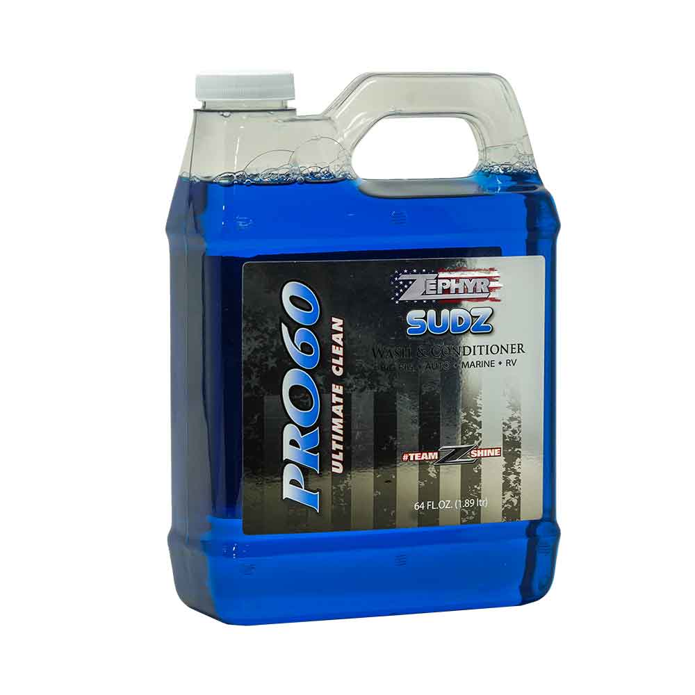 Zephyr PRO 60 Sudz Wash and Conditioner 64oz.