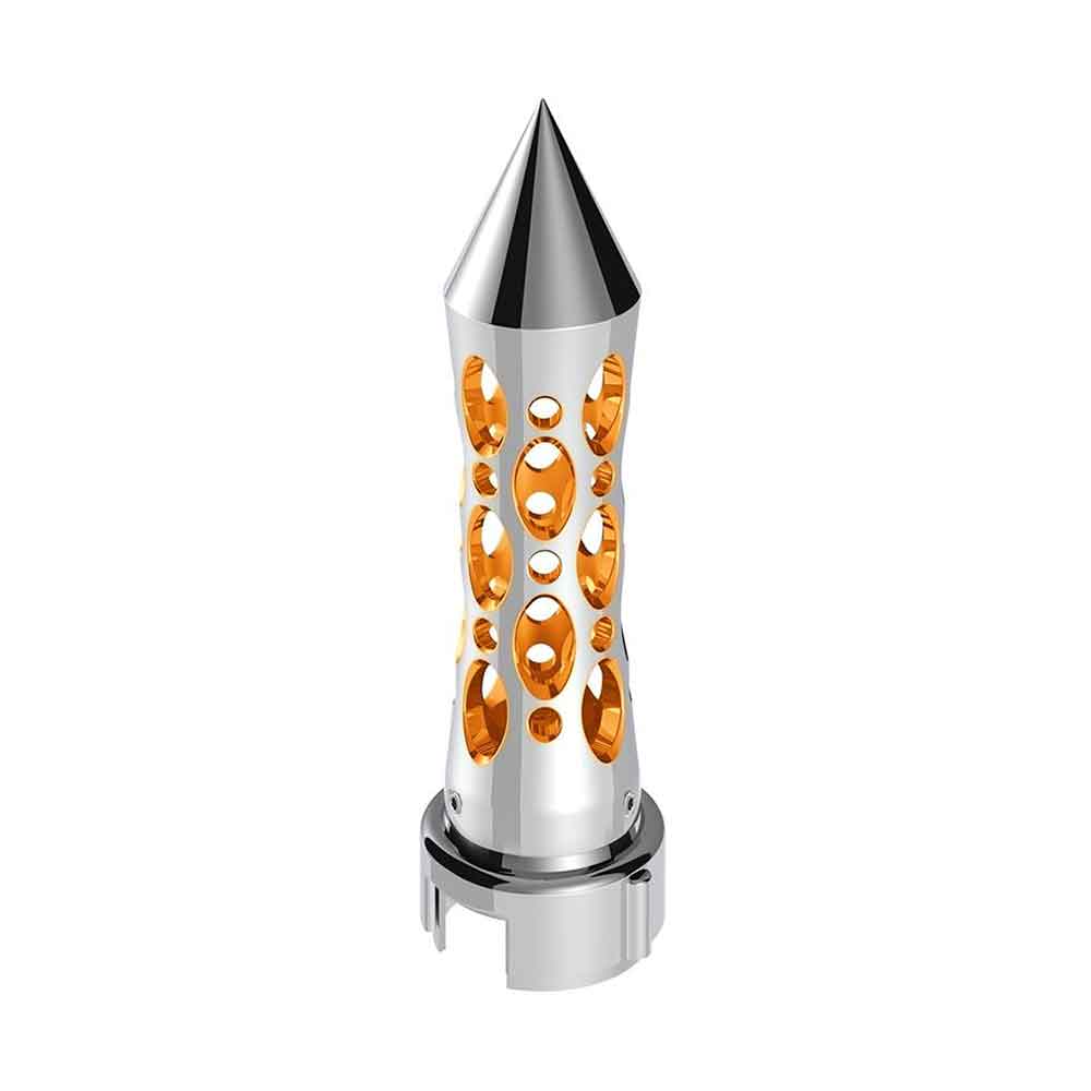 Chrome Daytona Spike 13/15/18 Gearshift Knob with LED