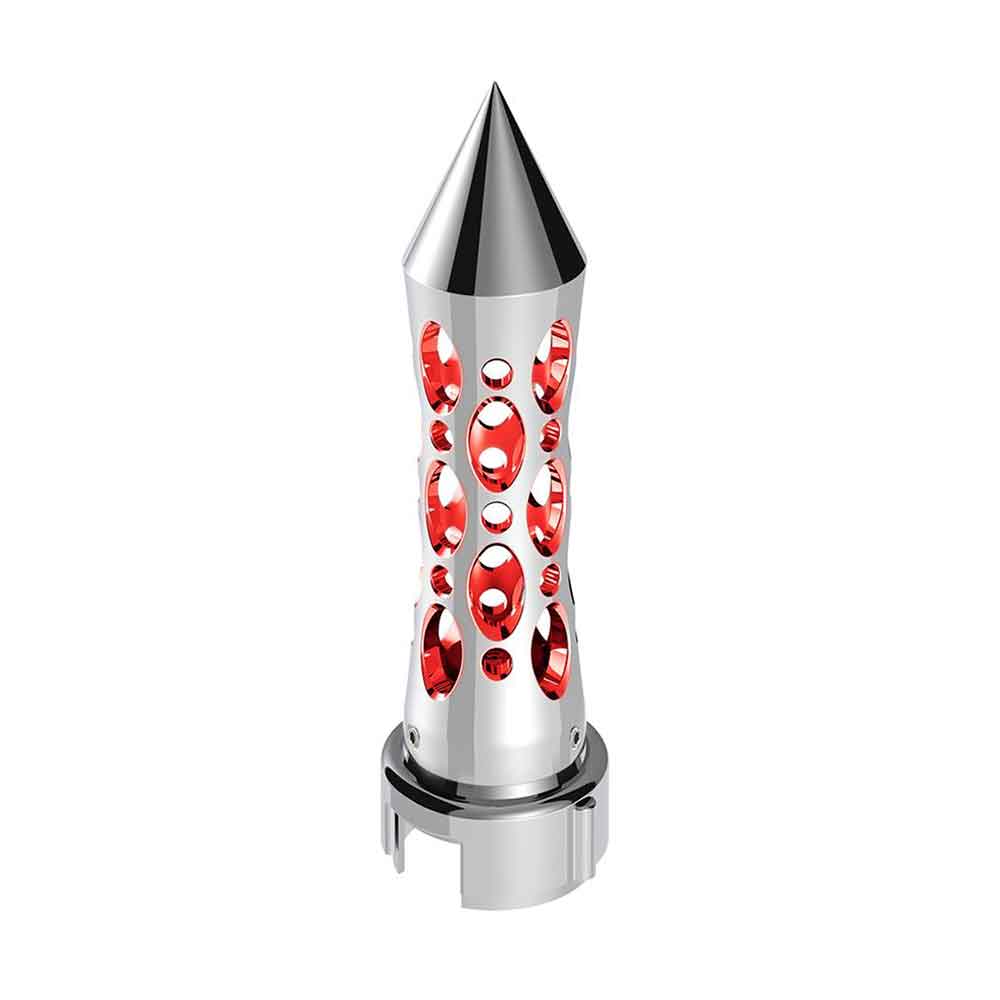 Chrome Daytona Spike 13/15/18 Gearshift Knob with LED