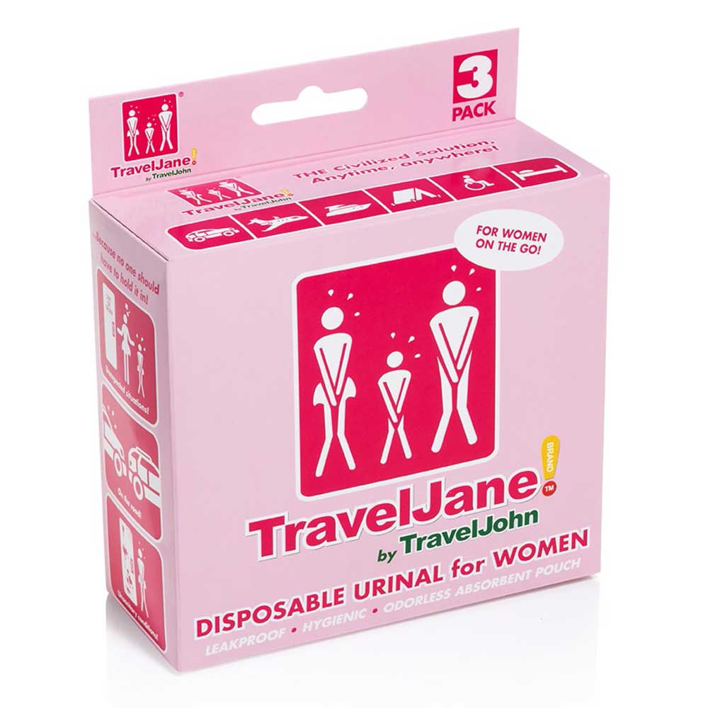 TravelJane Disposable Urinal - 3 Pack