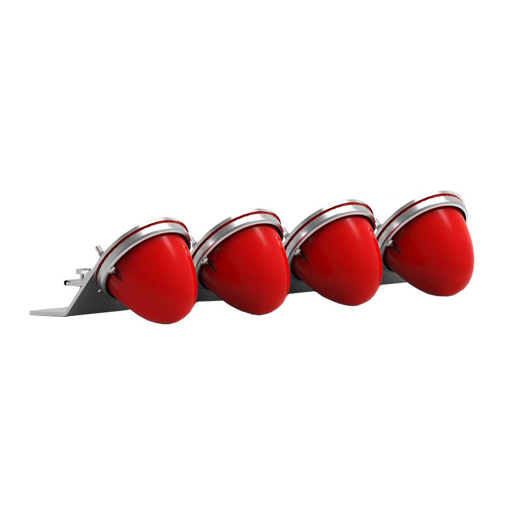 GLO Watermelon LED 4 Piece Underframe Bar