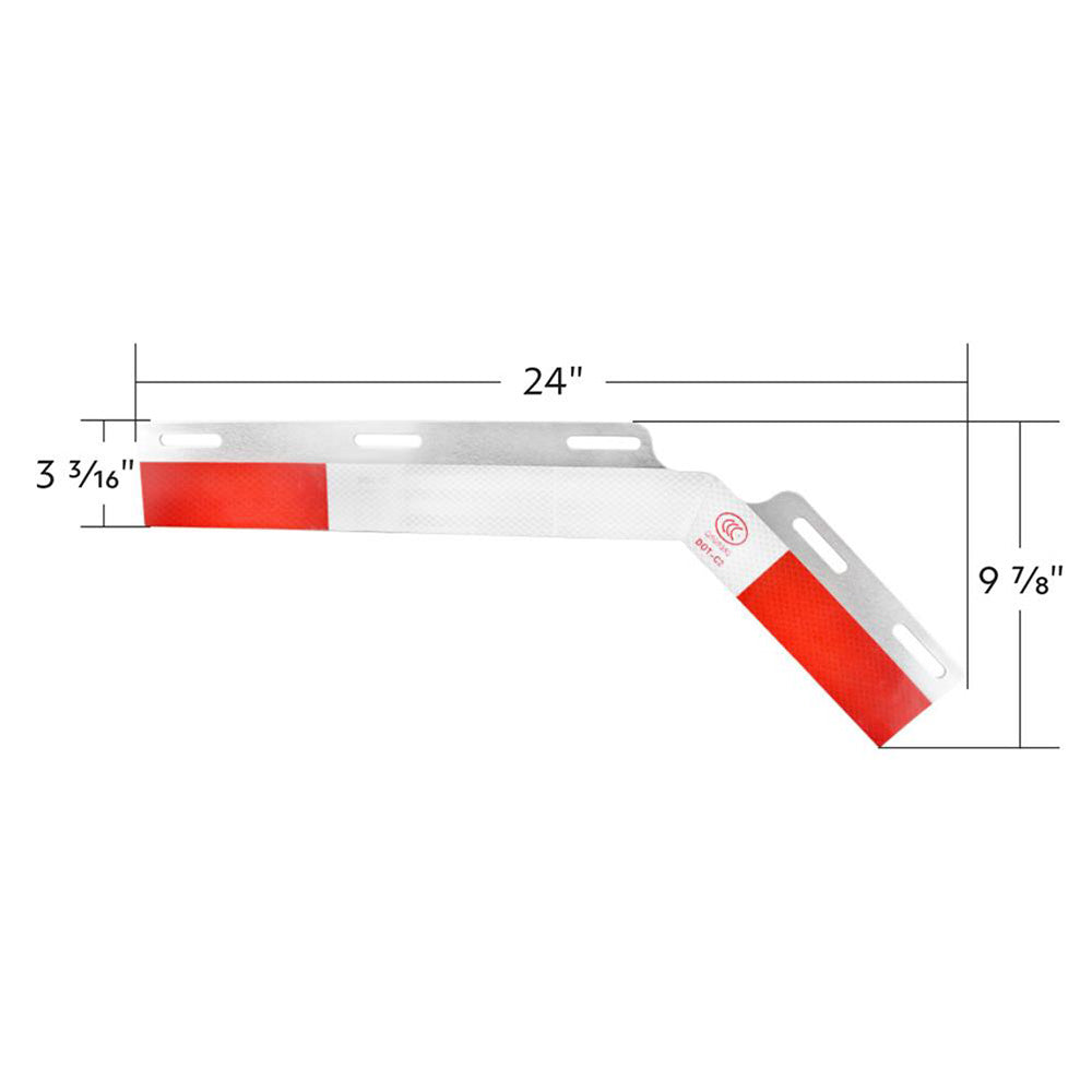 Aluminum 45 Degree Reflector Top Flap Plate