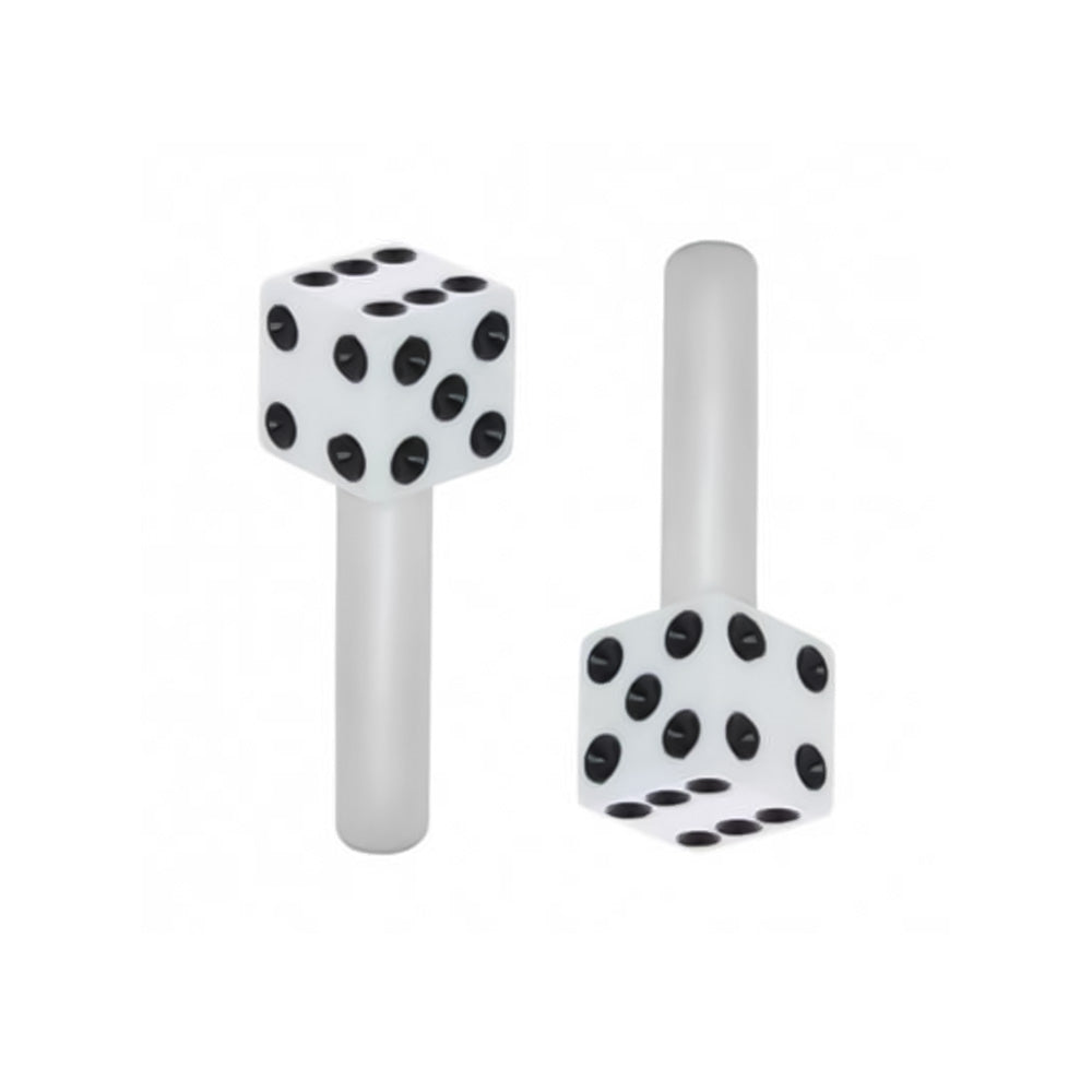 Dice Door Lock Knobs 2PK